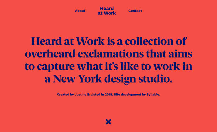 Heard at Work website 2