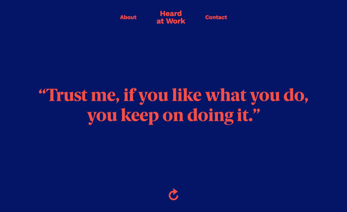 Heard at Work website 6