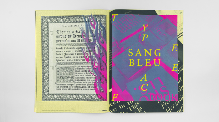 Left: Engraving found in Caslon Old Face Roman and Italic, published by H.W. Caslon & Co., 1924.