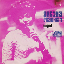 Aretha Franklin – “Angel” Portuguese single cover