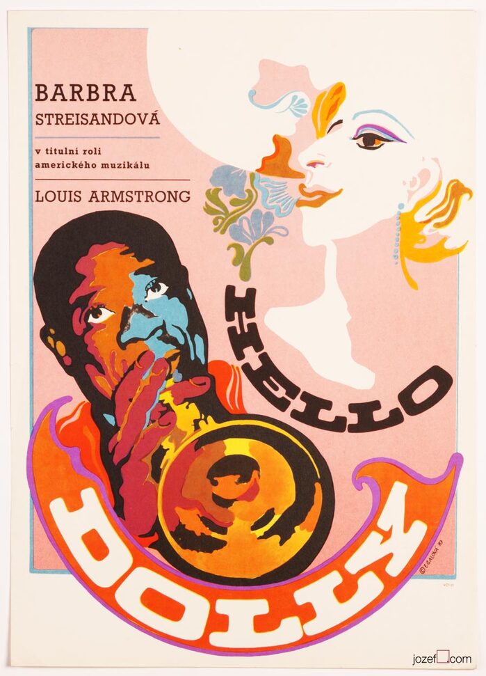 Hello, Dolly! Czechoslovak movie poster 1