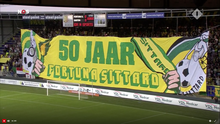 “50 jaar Fortuna Sittard” banner