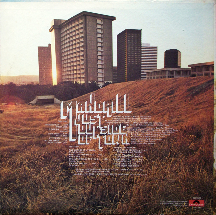 Mandrill &ndash; Just Outside Of Town album art 10