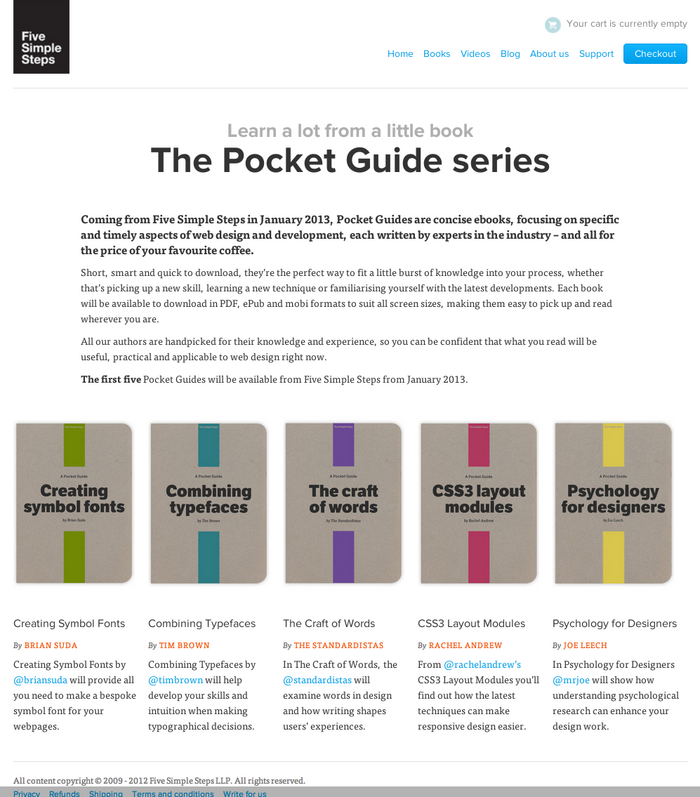 Five Simple Steps: A Pocket Guide Series 2