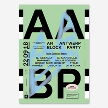 An Antwerp Block Party poster