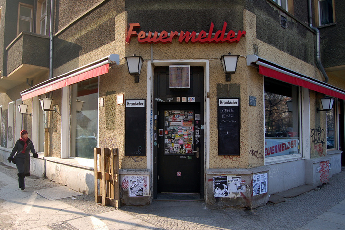 The Feuermelder entrance at daylight, 2006.