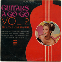 Jerry Cole &amp; The Stingers – <cite>Guitars A Go Go Vol. 2 </cite>album art