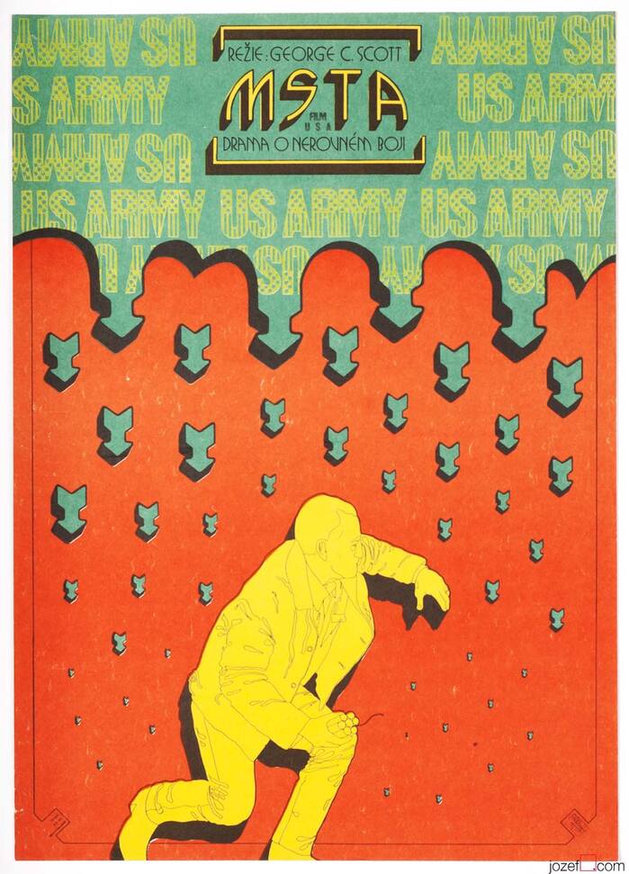 Rage Czechoslovak movie poster