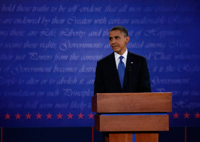 2012 US Presidential Debates backdrop 3