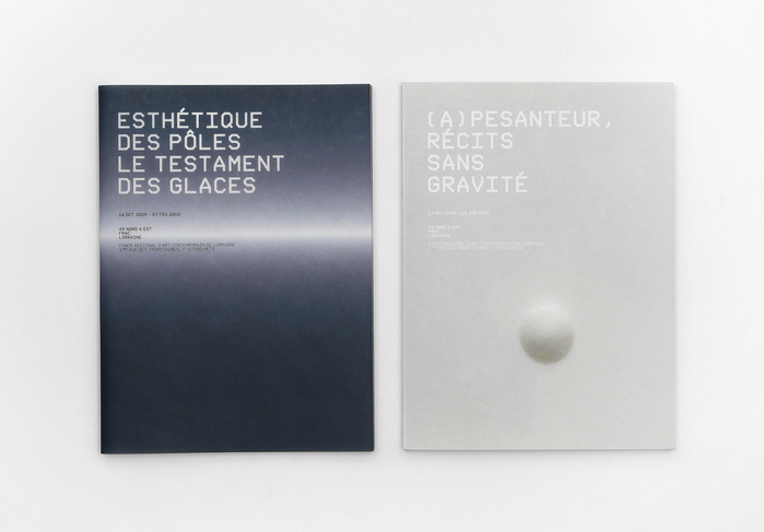 Exhibition catalogs for FRAC Lorraine in Metz, France. Nik Thoenen, 2008.
