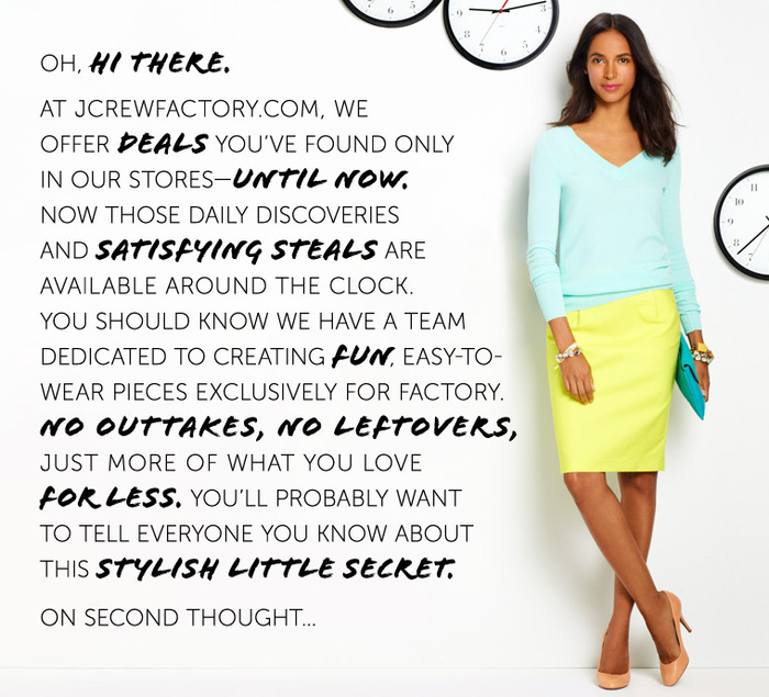 J.Crew Factory website 3