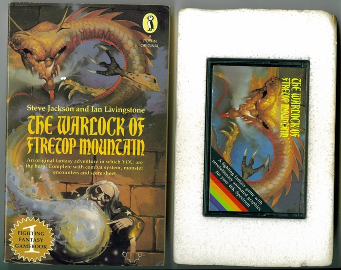 Content of the ZX Spectrum Software Pack, including the game cassette and the 1983 “Colour Star” edition of the book.