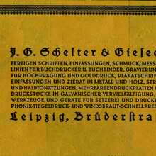 J.G. Schelter &amp; Giesecke ads (1922)