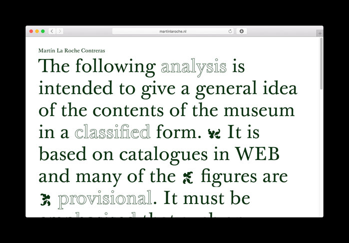 Martín La Roche Contreras website 1