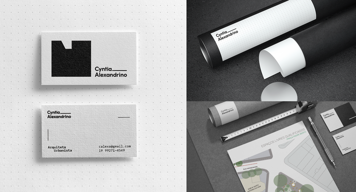 Cyntia Alexandrino visual identity 4