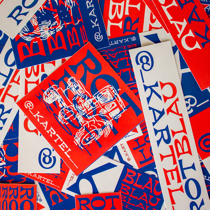Rotblau solo exhibition, Galerie Brutal 1
