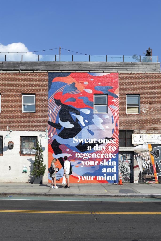 “It’s the manifesto—IRL. To celebrate our 20th birthday, we partnered with artist Shawna X to bring one of our most iconic manifesto lines to life in Brooklyn, NY.”