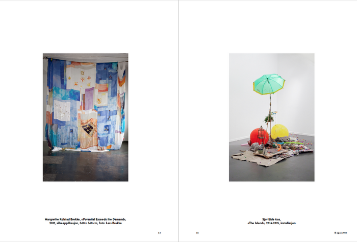 Spread from program booklet