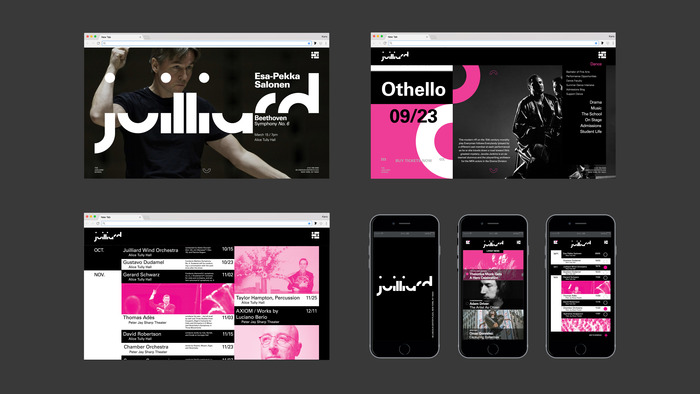 The Juilliard School rebrand (fictional) 3