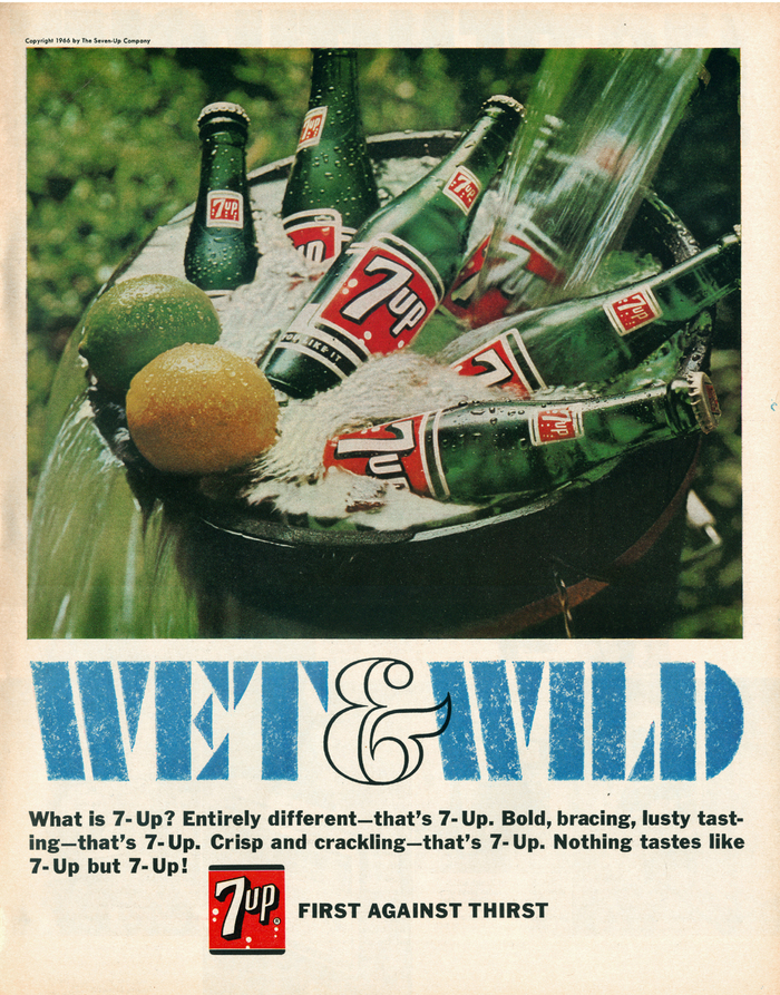 &ldquo;Wet & Wild&rdquo; ads for Seven-Up 3