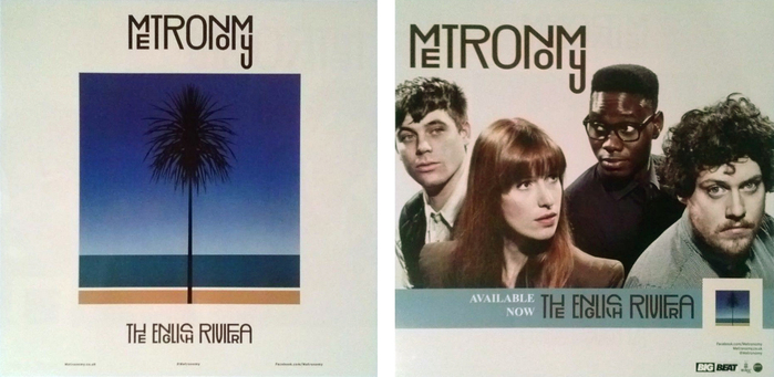 Two-sided poster announcing the album release.