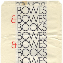 Bowes & Bowes shopping bag