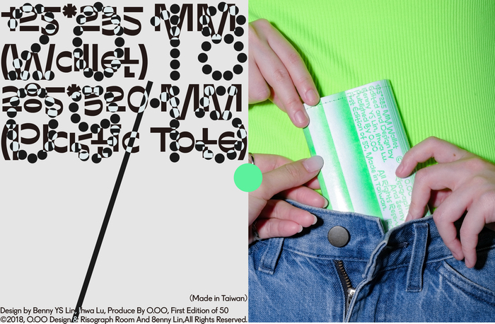 Wallet &amp; plastic tote by O.OO 1