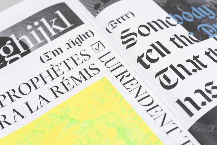Thesaurus Display (Typotheque) × Respira Black (Sharp Type)
