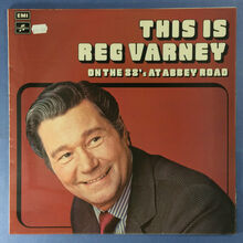 <cite>This is Reg Varney. On the 88’s at Abbey Road </cite>album art