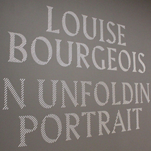 <cite>Louise Bourgeois — An Unfolding Portrait</cite>