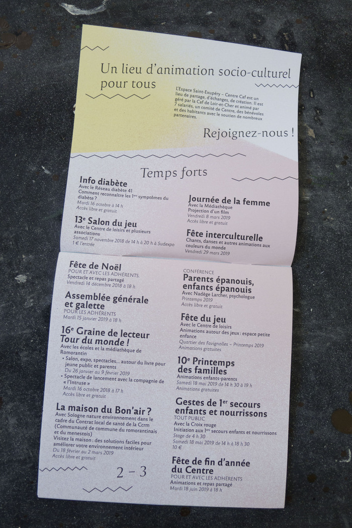 Centres Caf 41 program 2018–19 9