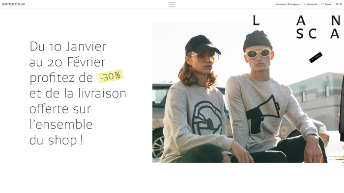Website, autumn/winter 2017