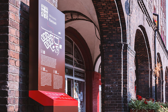 Nikiszowiec wayfinding system 6