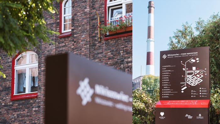 Nikiszowiec wayfinding system 3