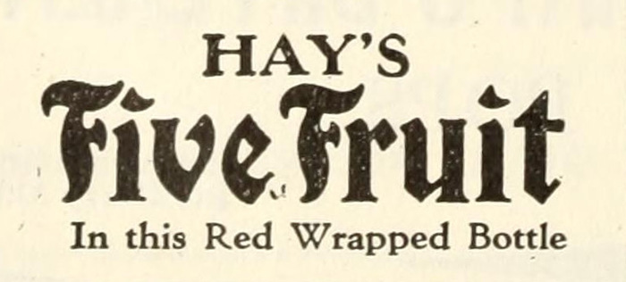 Hay&rsquo;s Five Fruit ad 3