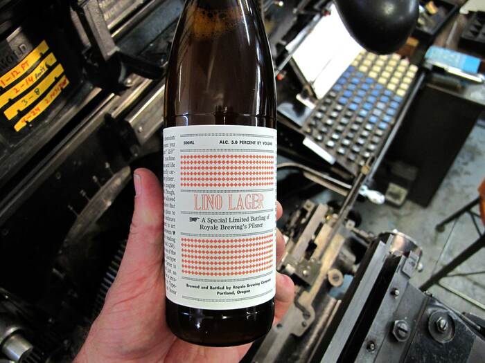 Lino Lager beer label 5