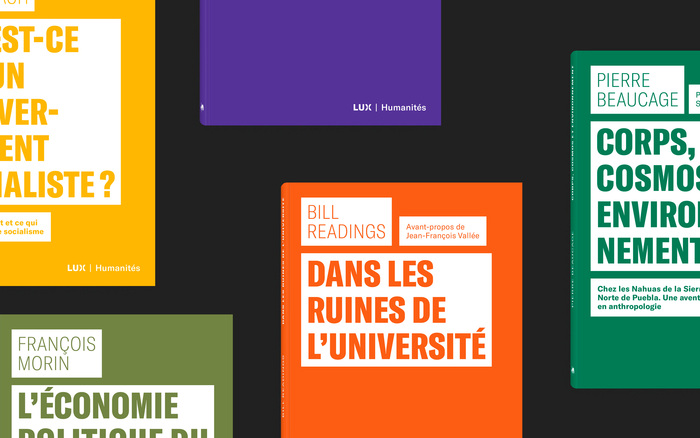 Collection Humanités, Lux Éditeur 1