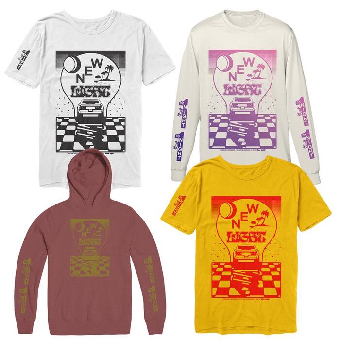 John Mayer – “New Light” single cover and T-shirts 2