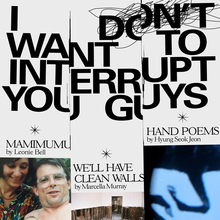 I Don’t Want to Interrupt You Guys