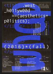 <cite>WHAP! Fall 2016</cite> poster