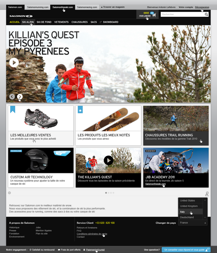 Salomon Website 1