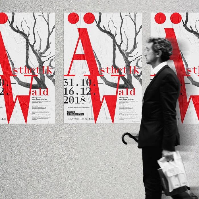 Wald / Ästhetik exhibition poster 2