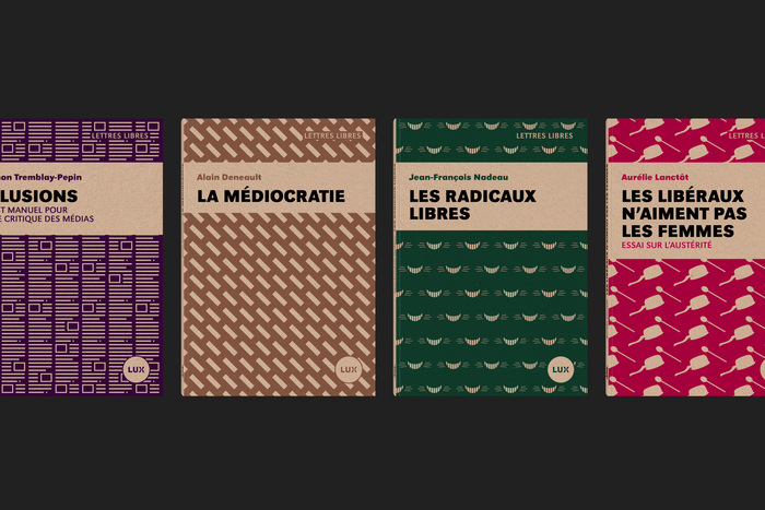 Lettres Libres collection, Lux Éditeur 2