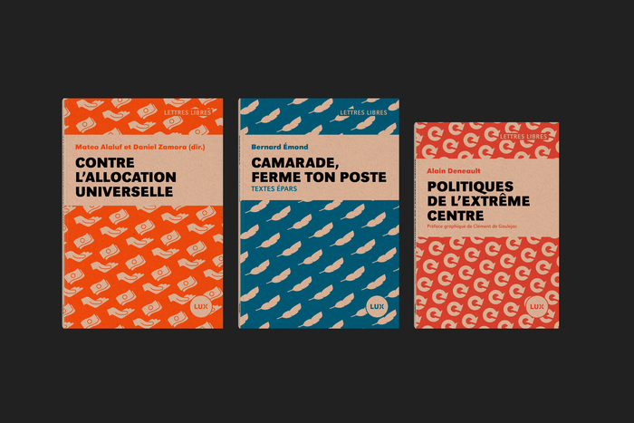 Lettres Libres collection, Lux Éditeur 3