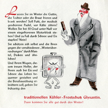 “Gut durch den Winter mit Glysantin!”