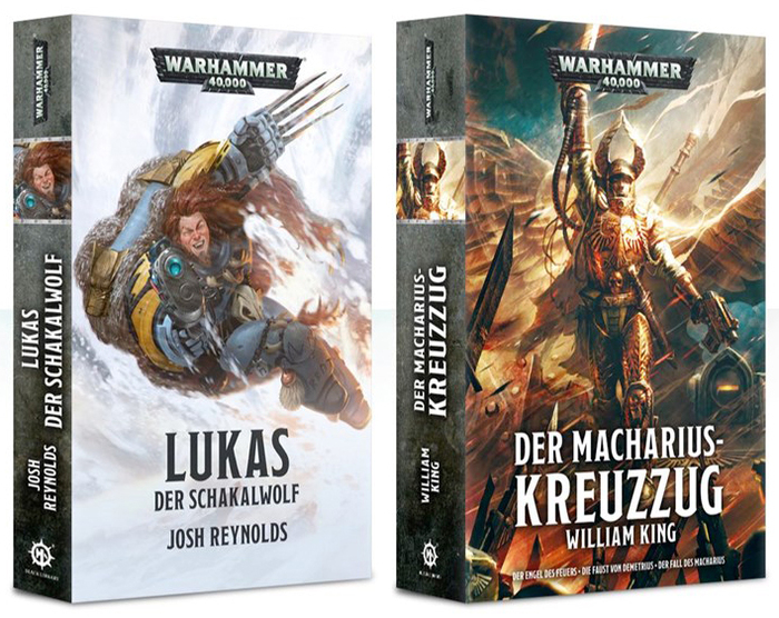 Josh Reynolds: Lukas der Schakalwolf; William King: Der Macharius-Kreuzzug.