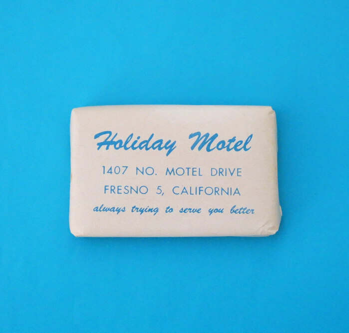 Holiday Motel Fresno soap wrapper