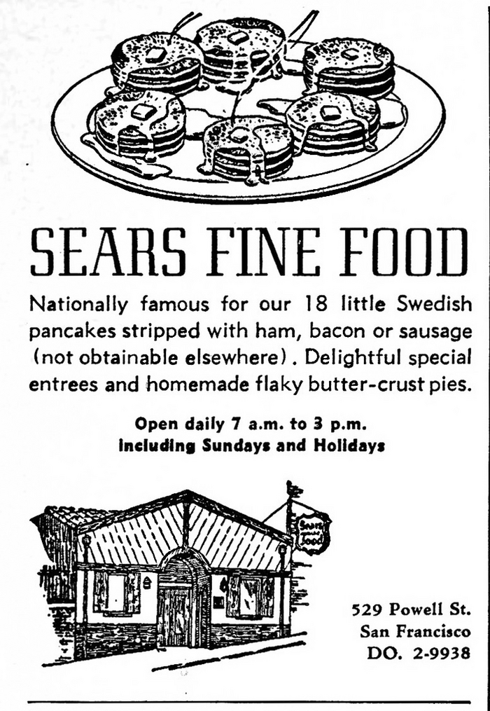 Sears Fine Food ad
