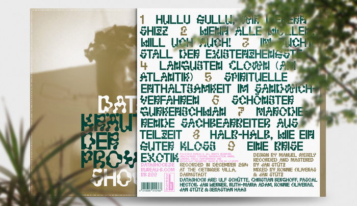 Kräuter der Provinz gatefold LP, front and back cover
