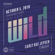 Fall 2018 WILD concert poster